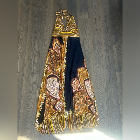 Moschino print maxi halter dress - Picture 1 of 4